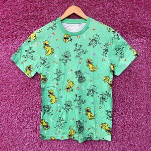 Rugrats Reptar & Babies All Over Tshirt size medium
